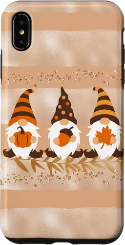 Vista 11 de Fall Autumn Gnomes Phone Case Modern Pastel Cute Beige Case for iPhone 17
