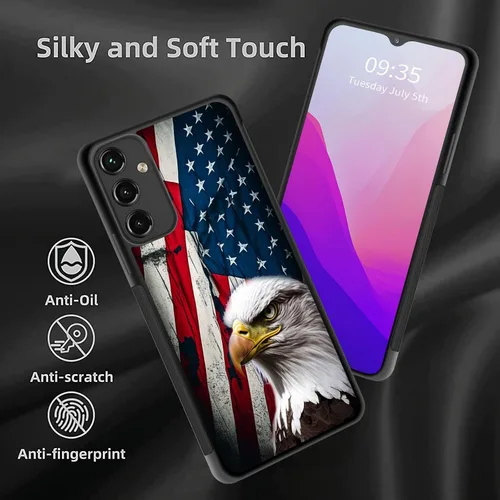 Vista 2 de Funda para Galaxy A14 5G, delgada, antiarañazos, bordes antideslizantes, a prueba de golpes, funda protectora trasera de TPU para Samsung Galaxy A14