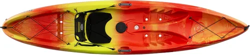 Vista 6 de Perception Tribe 11.5 Kayak sentado en la parte superior para diversión completa Gran almacenamiento trasero con amarres