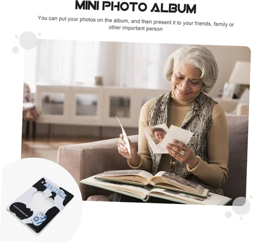 Vista 3 de Álbum de fotos álbumes de recortes de tarjetas de visita Titular Libros Tarjetas de coleccionista de fotos Libros Mini álbum de fotos para Fotos DIY
