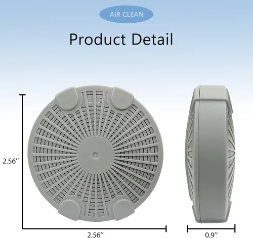 Vista 6 de Hydro Cell A200 - Filtro humidificador con carbón activado compatible con BONECO y AIR-O-Swiss Humidificador ultrasónico, paquete de 3, color gris