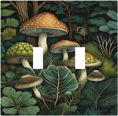 Vista 99 de Cubiertas de Interruptor de Luz Artísticas Decorativas Boho Figura Abstracta Interruptor de Pared Único Placa de Interruptor Decorativo Placa