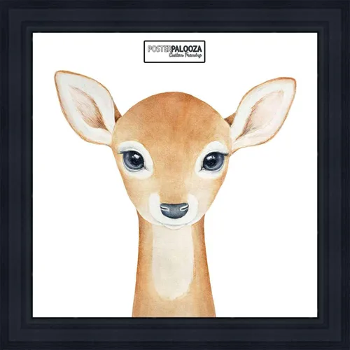 Vista 4 de Poster Palooza 3x3 Inch Contemporary Black Complete Wood Square Picture Frame with UV Acrylic Plexiglass, Foam Board Backing & Hardware Included