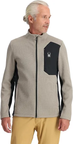 Vista 30 de Spyder Chaqueta híbrida de capa media con cremallera completa para hombre Azul etéreo