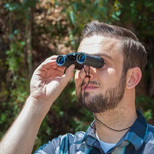 Vista 7 de Barska Lucid View Compact Binoculars – Fully Coated Roof Prism, Center Focus, Lightweight Outdoor Binoculars for Bird Watching, Hiking, and Travel