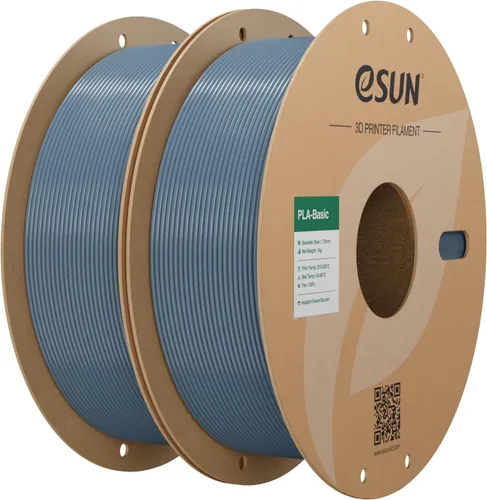Vista 9 de eSUN Filamento PLA Basic de 0.07 in, naranja, carrete de 2.2 libras 1.anaranjado