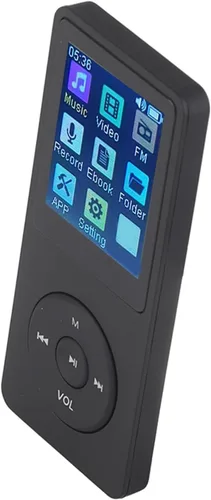 Vista 8 de Reproductor MP4 portátil 1.8 I LCD reproductor de música multimedia con accesorios Reproductor de música digital negro ultrafino para S Port Sm