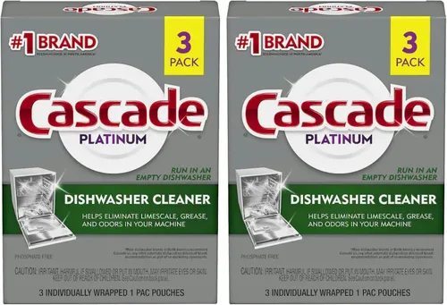Vista 3 de 2-Cascade Platinum Limpiador de lavavajillas 1 aroma fresco Pac