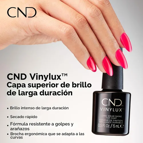 Vista 3 de CND Vinylux Capa superior de larga duración