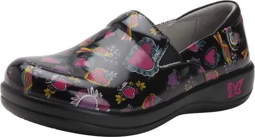 Vista 33 de Zuecos profesionales Alegria, Keli para mujer Cristal de plomo Azure