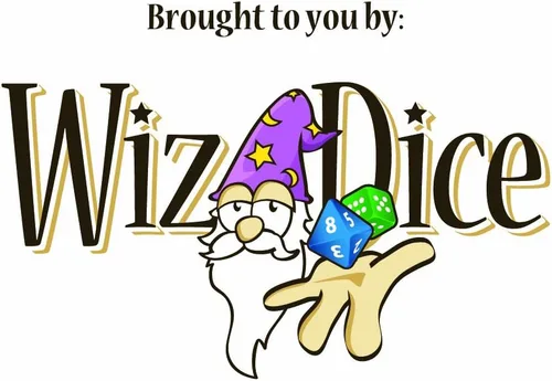 Vista 3 de Juego de 7 dados poliédricos - Blanco sólido con bolsa de terciopelo por Wiz Dice