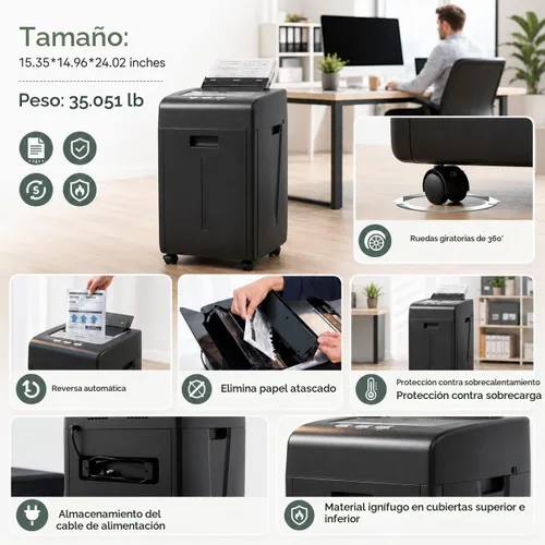 Vista 6 de Corte micro resistente de la alimentación auto P-5 de la hoja Negro