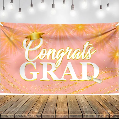 Vista 6 de KatchOn, Cartel de graduación 2026 – Grande, 72 x 44 pulgadas Cartel de felicitación de graduación Decoraciones de graduación 2026, suministros