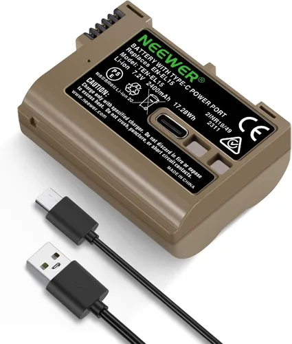 Vista 18 de NEEWER Zfc Z30 Z50 - Batería de repuesto de 1250 mAh EN-EL25, compatible con cámara Nikon Zfc Z30 Z50, cargador de batería MH-32, carga rápida