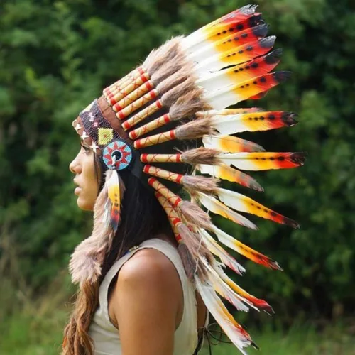 Vista 2 de Novum Crafts Tocado de plumas Inspirado en indios nativos americanos Elige