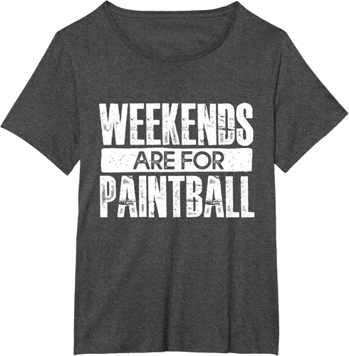 Vista 15 de Weekends Are For Paintball - Camiseta de paintballer, Negro