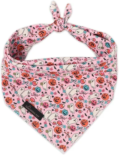 Vista 44 de ARING PET Bandana de abeja para perros, bandana de abejas amarillas rosas para mascotas, bufanda triangular, baberos para cachorros, pequeños Rosa