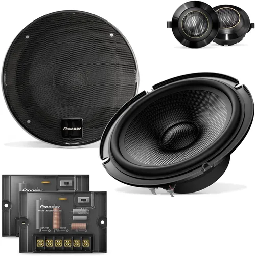 Vista 19 de PIONEER F-Series TS-F1634R - Altavoces de 2 vías de 6.5 pulgadas (par) - 200W máximo, sonido equilibrado + agudos suaves, excelente reemplazo