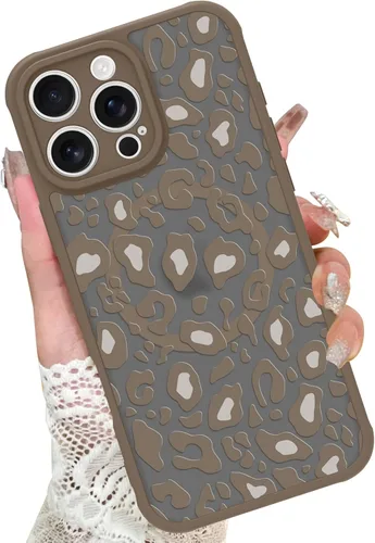 Vista 40 de KANGHAR - Funda para iPhone 11 [Compatible con Magsafe] Patrón estampado de leopardo Lindo guepardo Funda protectora magnética para niñas, mujeres