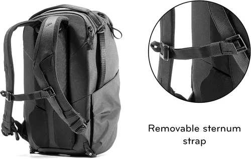 Vista 4 de Peak Design Mochila unisex para laptop para adultos, Negro, 20L