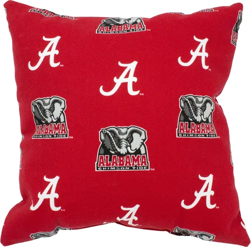 Vista 21 de College Covers Almohada decorativa para exteriores, 16 x 16 pulgadas, tigres caoba