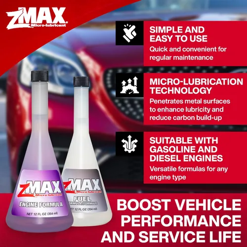 Vista 3 de zMAX 58-011 - Kit de fórmula de motor y combustible - Fácil de usar - Reduce la acumulación de carbono y lubrica el metal prolongando la vida útil