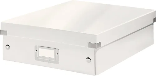 Vista 4 de Leitz Caja de almacenamiento A5, gama Click and Store 60430001 - Pequeña caja organizadora negra A4 Negro