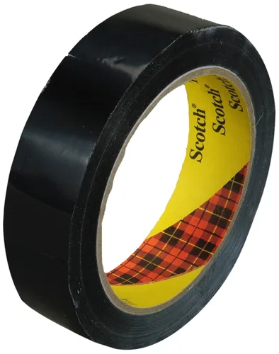 Vista 7 de Scotch 3M Cinta de codificación de colores 690, negro, 1/2" x 72 yardas (0.472 in x 216.5 ft), ideal para codificación de colores y cierre