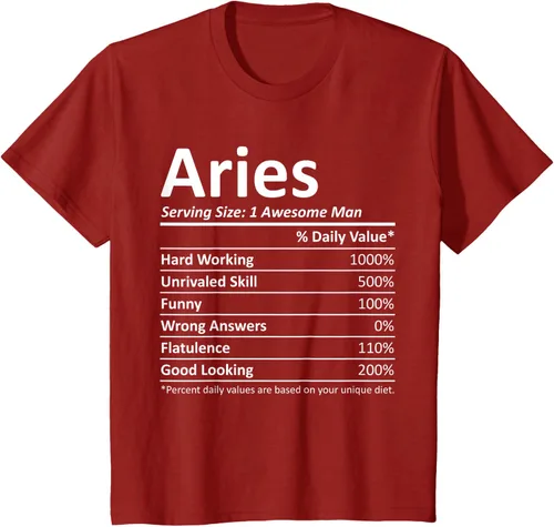 Vista 44 de ARIES Nutrition - Camiseta divertida de regalo con nombre personalizado para cumpleaños, Negro, S
