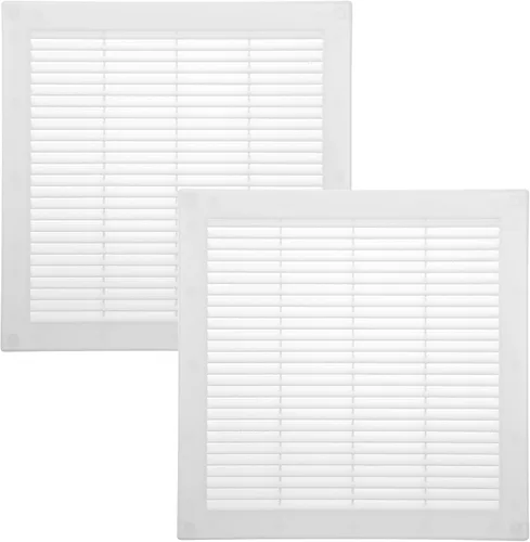 Vista 12 de Vent Systems 3 x 3 pulgadas (dimensiones de apertura) - Cubierta de ventilación de plástico blanco Soffit - Rejilla de ventilación cuadrada plana