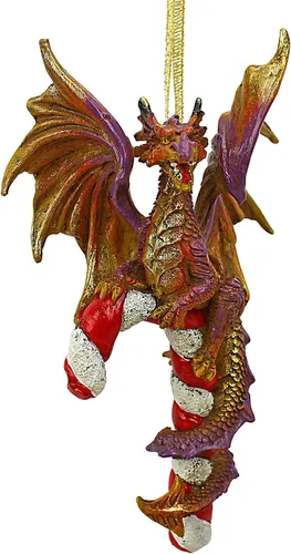 Vista 9 de Pensive Percher Dragon 2018 - Adorno de Navidad coleccionable de 3 pulgadas, a todo