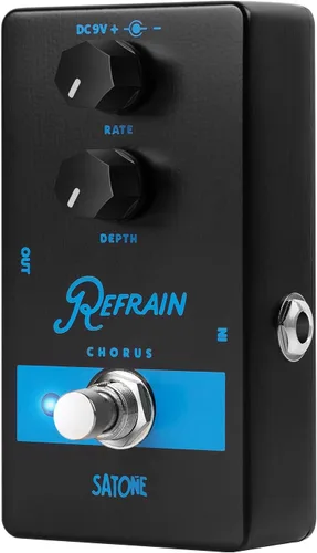 Vista 11 de Satone Pedal de guitarra retardada, Spritwalker Pedal de efecto de guitarra eléctrica Delay DC 9V Mini Pedal de retardo analógico True Bypass