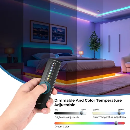 Vista 2 de RGBZONE Controlador inalámbrico RGB LED de 2.4GHz RF con control remoto