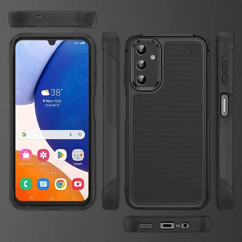 Vista 8 de Funda diseñada para Samsung Galaxy A14 5G, regalo 2 en 1, protección contra caídas de grado militar, resistente a prueba de golpes, para Galaxy A14