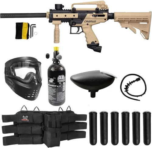 Vista 11 de Maddog Tippmann Cronus - Marcador táctico de titanio para pistola de paintball