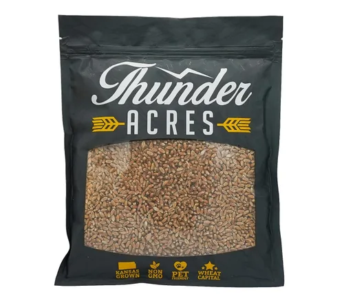 Vista 8 de Thunder Acres - Semilla de trigo prémium sin OMG, semillas de hierba de gato, pasto de trigo, trigo rojo duro de invierno (1 libra)
