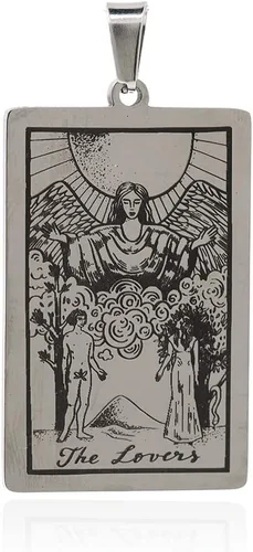 Vista 18 de Encantos para hacer joyas con tarjetas de tarot, exquisito collar de sol, dije de luna, suministros para hacer joyas de bricolaje 22 piezas/oro
