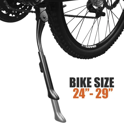 Vista 9 de Soporte para bicicleta ajustable de BV con pestillo de resorte integrado oculto, para bicicletas de 24 a 29 pulgadas Negro
