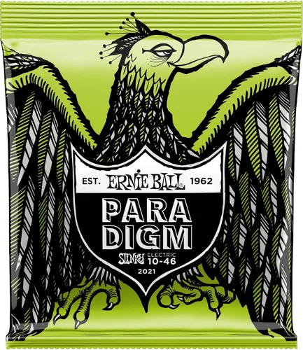 Vista 8 de Ernie Ball 2015 Paradigm cuerdas de guitarra eléctrica, parte superior ceñida, parte inferior gruesa