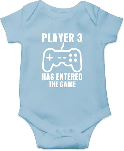 Vista 9 de Crazy Bros Tee's Player 3 Has Entered the Game - Body para bebé, divertido traje de niño para bebé, lindo unisex y cómodo humor