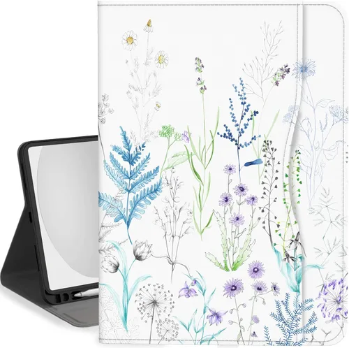 Vista 22 de Feams Funda para iPad (A16) de 11ª generación de 11 pulgadas 2025, iPad de 10.9 pulgadas 2022, funda de suspensión automática con soporte para lápiz