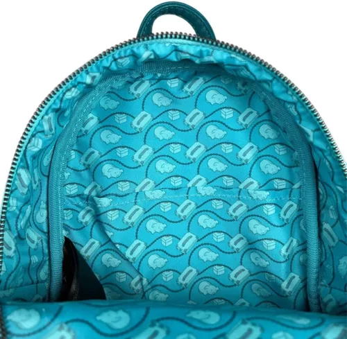 Vista 8 de Loungefly Goofy Christmas Carol Jacob Marley World 1-1 Games - Mini mochila exclusiva, Azul Teal, Moda