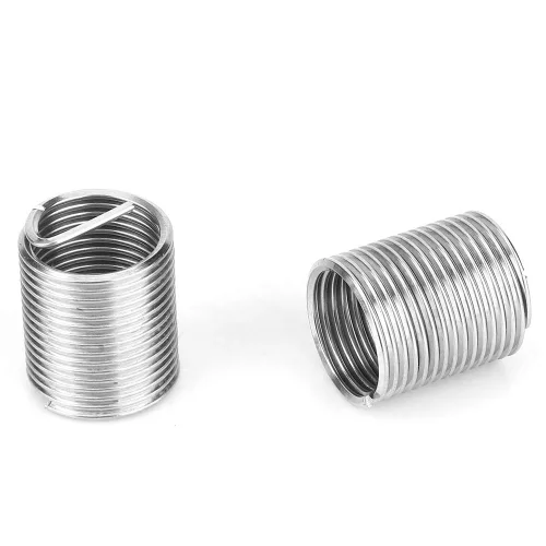 Vista 5 de Kit de reparación de roscas de 30 piezas, M6 x 1 (longitud 2D) de acero inoxidable torcido, herramienta de inserción roscada, kit de reparación