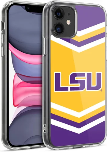 Vista 193 de Head Case Designs Funda de gel suave con licencia oficial de la Universidad Estatal de Louisiana LSU Camou compatible con Apple iPhone 7 Plus/iPhone