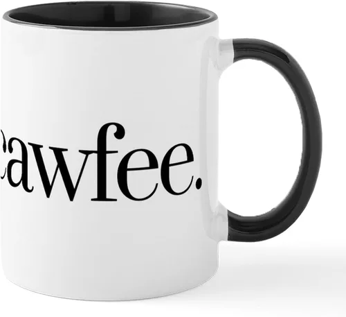 Vista 20 de CafePress Cawfee - Taza de café de cerámica (11.0 fl oz)