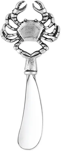 Vista 4 de UP Juego de esparcidores de queso de cangrejo, esparcidores de mantequilla de aleación de zinc con asas decorativas para queso, crema y salsas