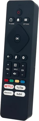 Vista 3 de Allimity URMT26CND002 Reemplazo de control remoto por voz compatible con Philips 7000 Series 4K Ultra HD LED Google TV 75PUL7552 75PUL7552/F7