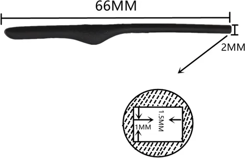 Vista 4 de Reemplazo de calcetines de oreja de silicona de goma para Oakley OX3122 Gafas de sol Marcos HTS002