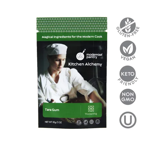 Vista 2 de Polvo de goma Tara puro sin OMG vegano sin gluten certificado OU Kosher - 50 g/2 oz