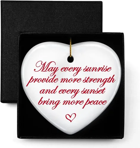 Vista 6 de Adorno conmemorativo de regalo para seres queridos, tu memoria es un recuerdo del que nunca me separaré, regalos de recuerdo de condolencia por